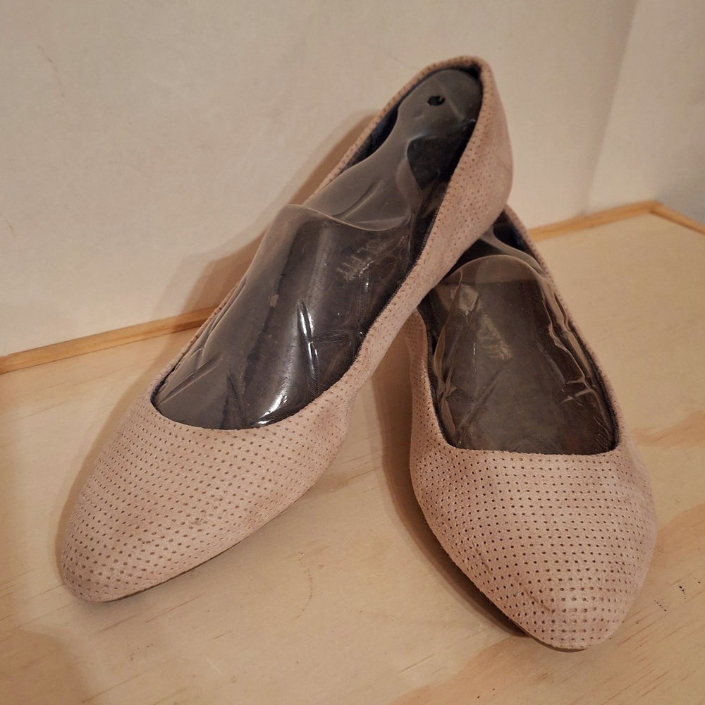 Dr Scholls Memory Foam Cool Fit Beige Women's Flats Size 8.5